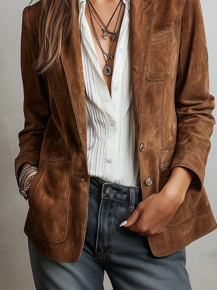 Verona | Veste en daim vintage