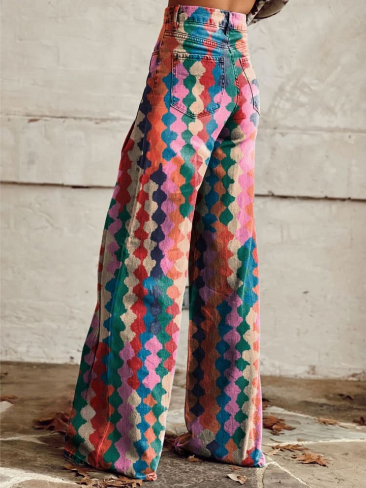 Lina™ - Pantalon ample confortable vintage