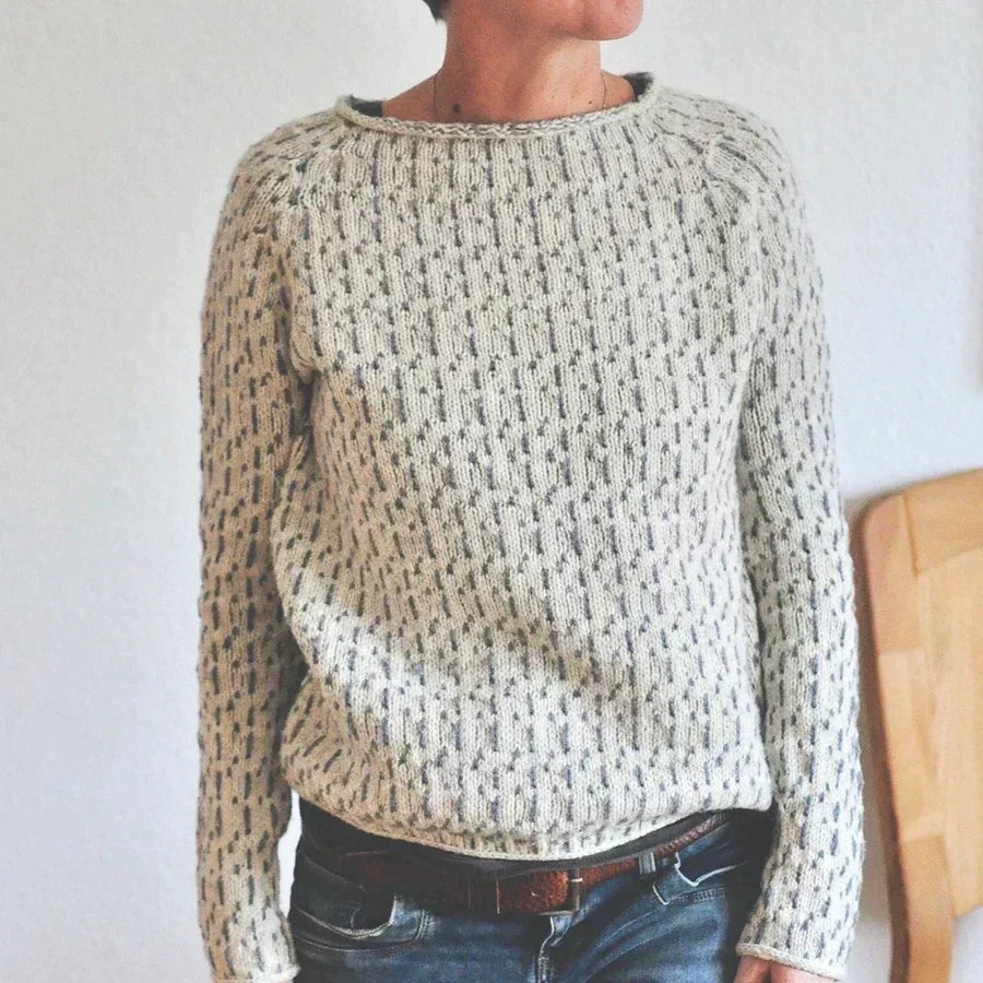 Linda | Chandail chic à col bateau