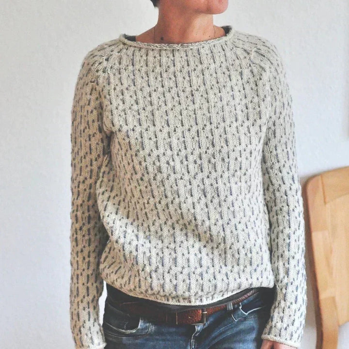 Linda | Chandail chic à col bateau