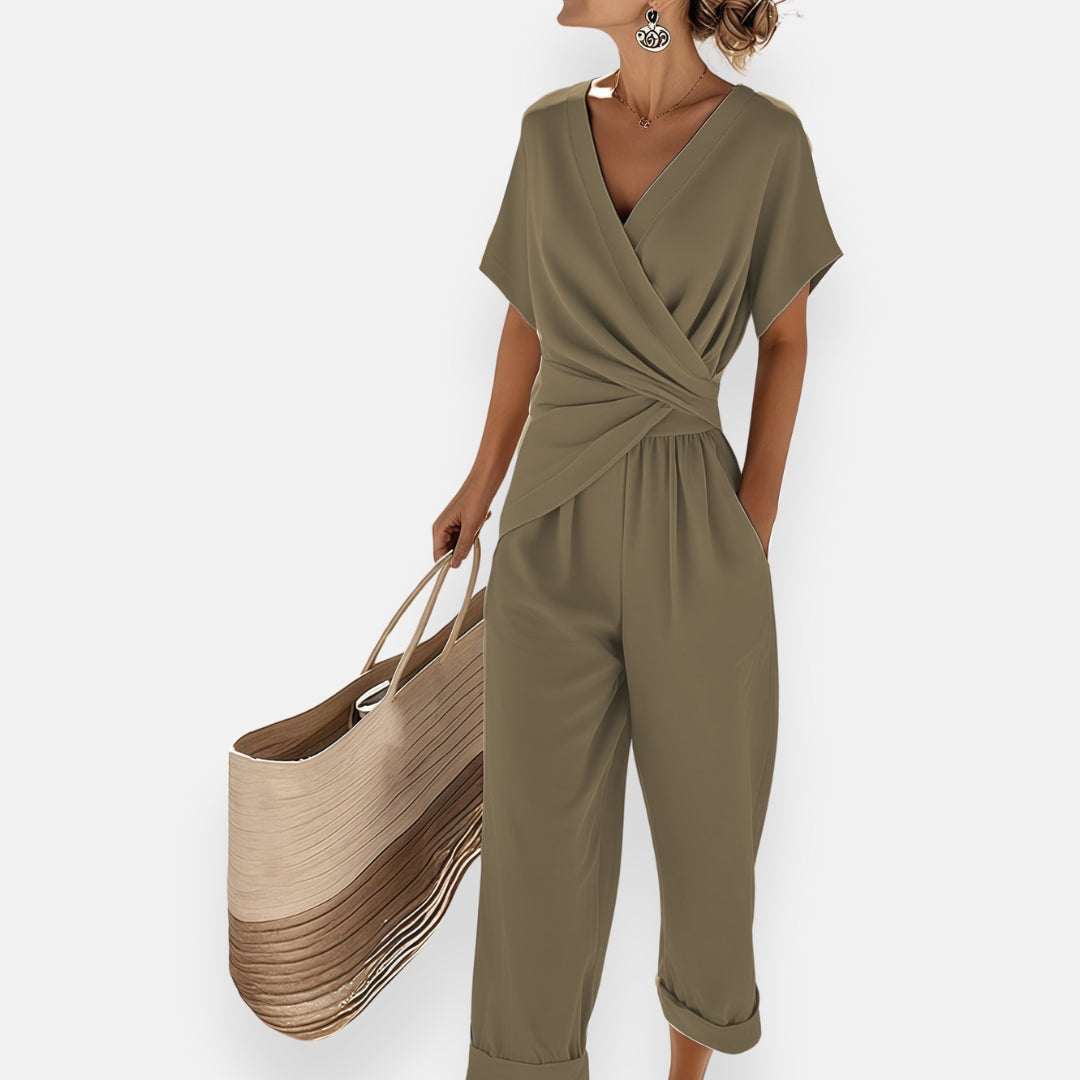 Lyra | Draped Bow Two-Piece Set