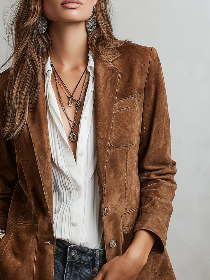 Verona | Veste en daim vintage