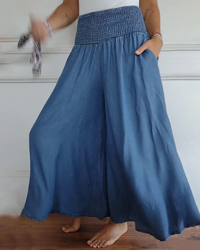 Reina - Pantalon large confortable