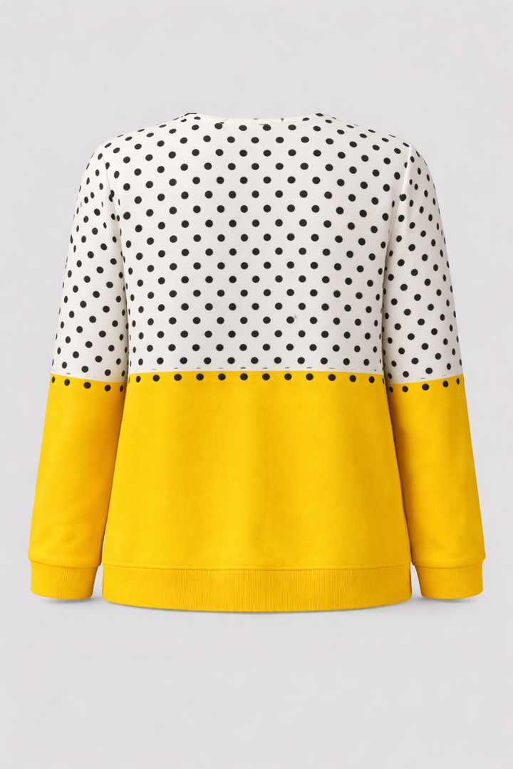 Cardigan en polyester d'inspiration vintage pour femme — Un tricot intemporel et douillet pour une élégance au quotidien