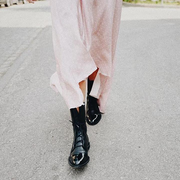 Sophia | Bottines lacées en cuir pour femme