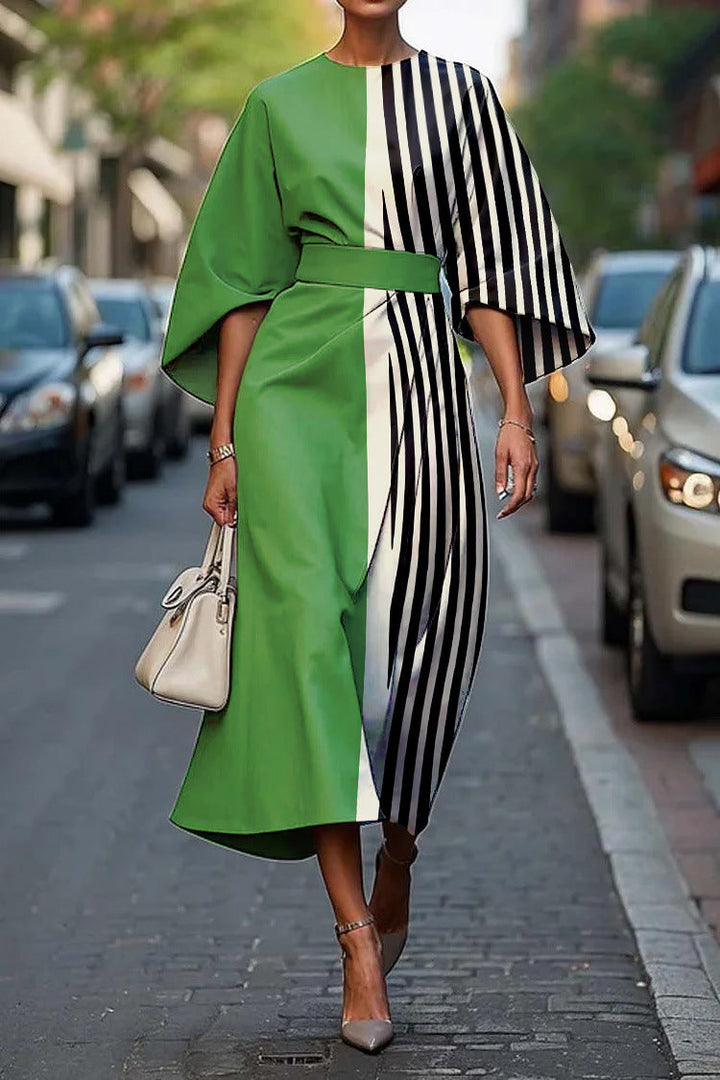 Melody | Robe Midi Fleurie Élégante
