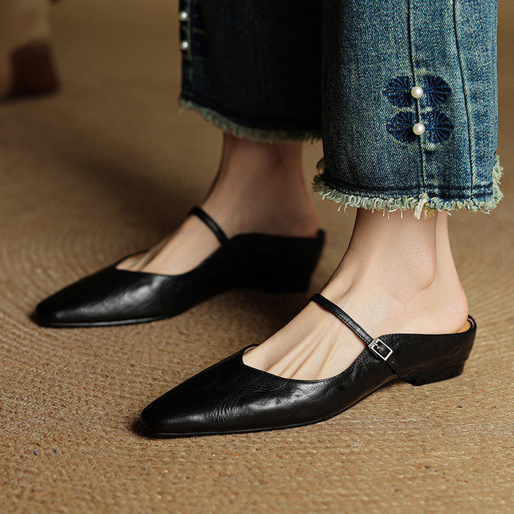 Orella | Genuine Leather Mules — Timeless Style & Everyday Comfort