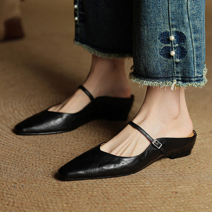 Orella | Genuine Leather Mules — Timeless Style & Everyday Comfort