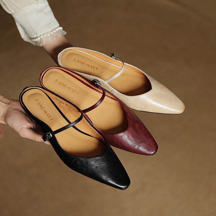 Orella | Genuine Leather Mules — Timeless Style & Everyday Comfort