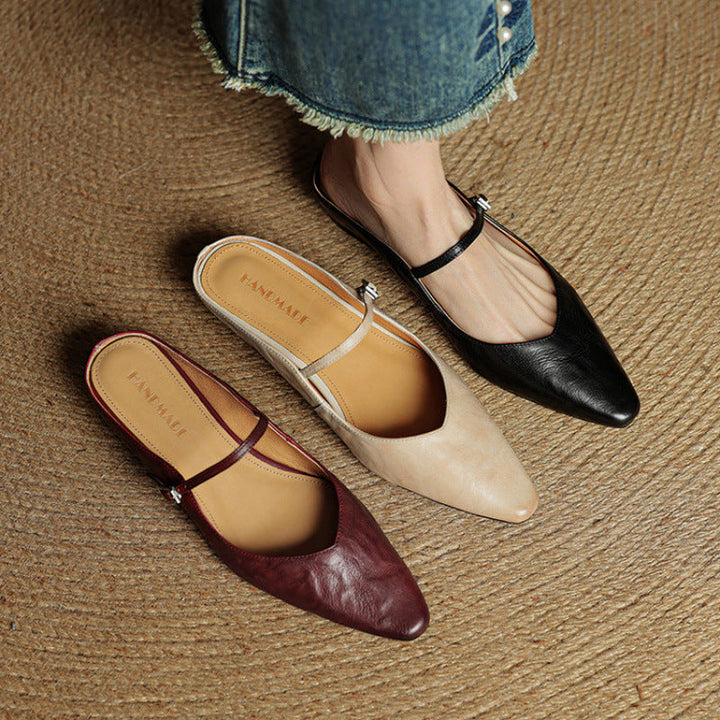 Orella | Genuine Leather Mules — Timeless Style & Everyday Comfort