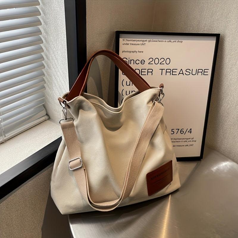 Stylish and Practical Canvas Shoulder Bag