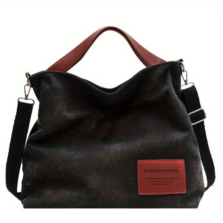 Stylish and Practical Canvas Shoulder Bag