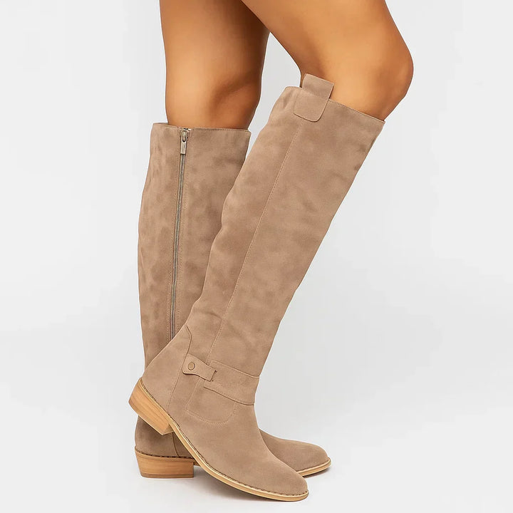 Bottes d'hiver pour femmes en cuir noir, design confortable, 4 saisons avec semelle antidérapante