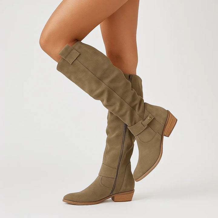 Bottes d'hiver pour femmes en cuir noir, design confortable, 4 saisons avec semelle antidérapante
