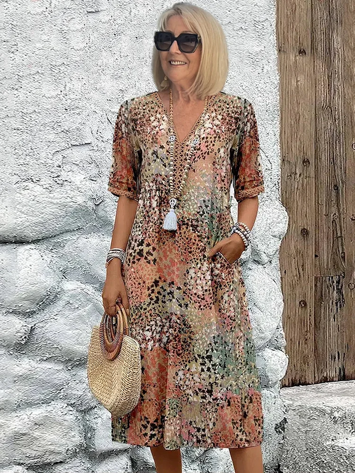 Tanya™ | Robe couvrante colorée