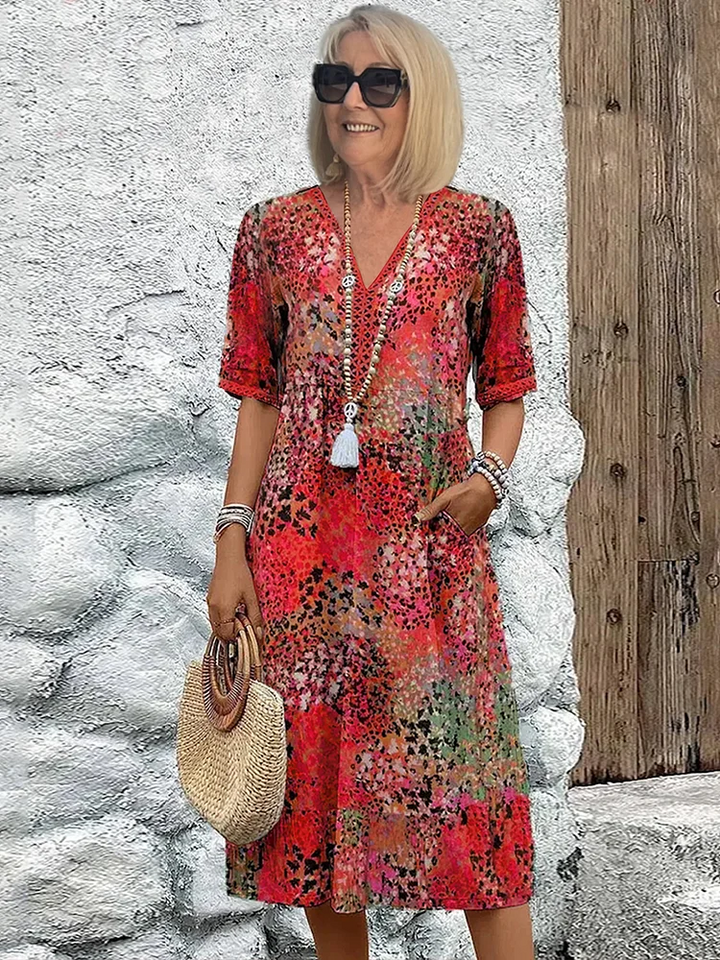 Tanya™ | Robe couvrante colorée