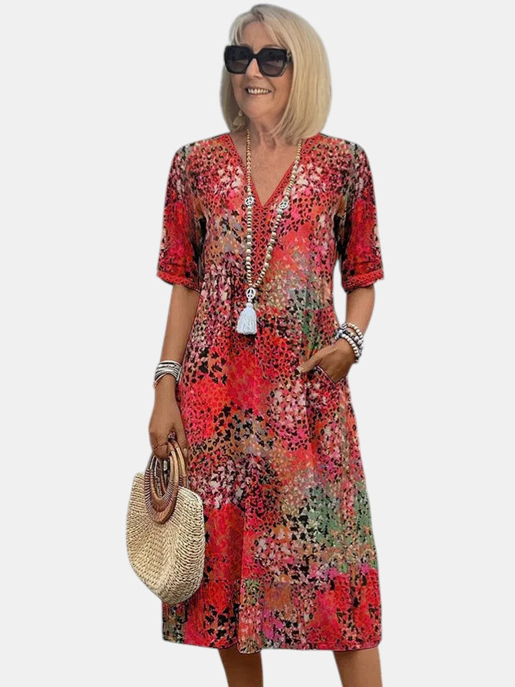 Tanya™ | Robe couvrante colorée