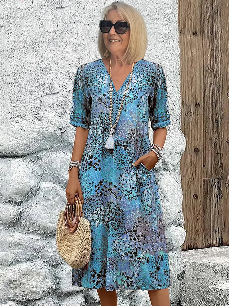 Tanya™ | Robe couvrante colorée