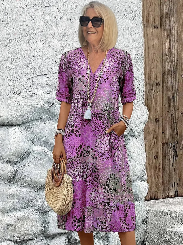 Tanya™ | Robe couvrante colorée